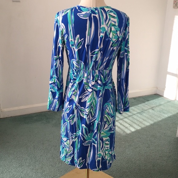 Lily Pulitzer Blue Patterned Dress - Picture 2 of 5